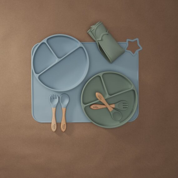 Silicone Suction Plate (Sage)