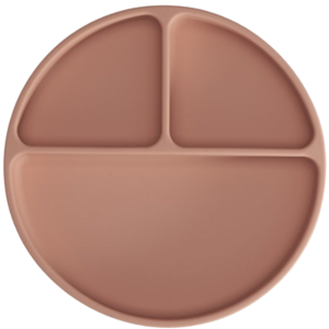 Silicone Suction Plate (Muted Pink)