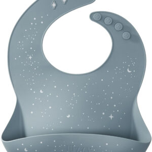 Baby Silicone Bib (Magical Blue)